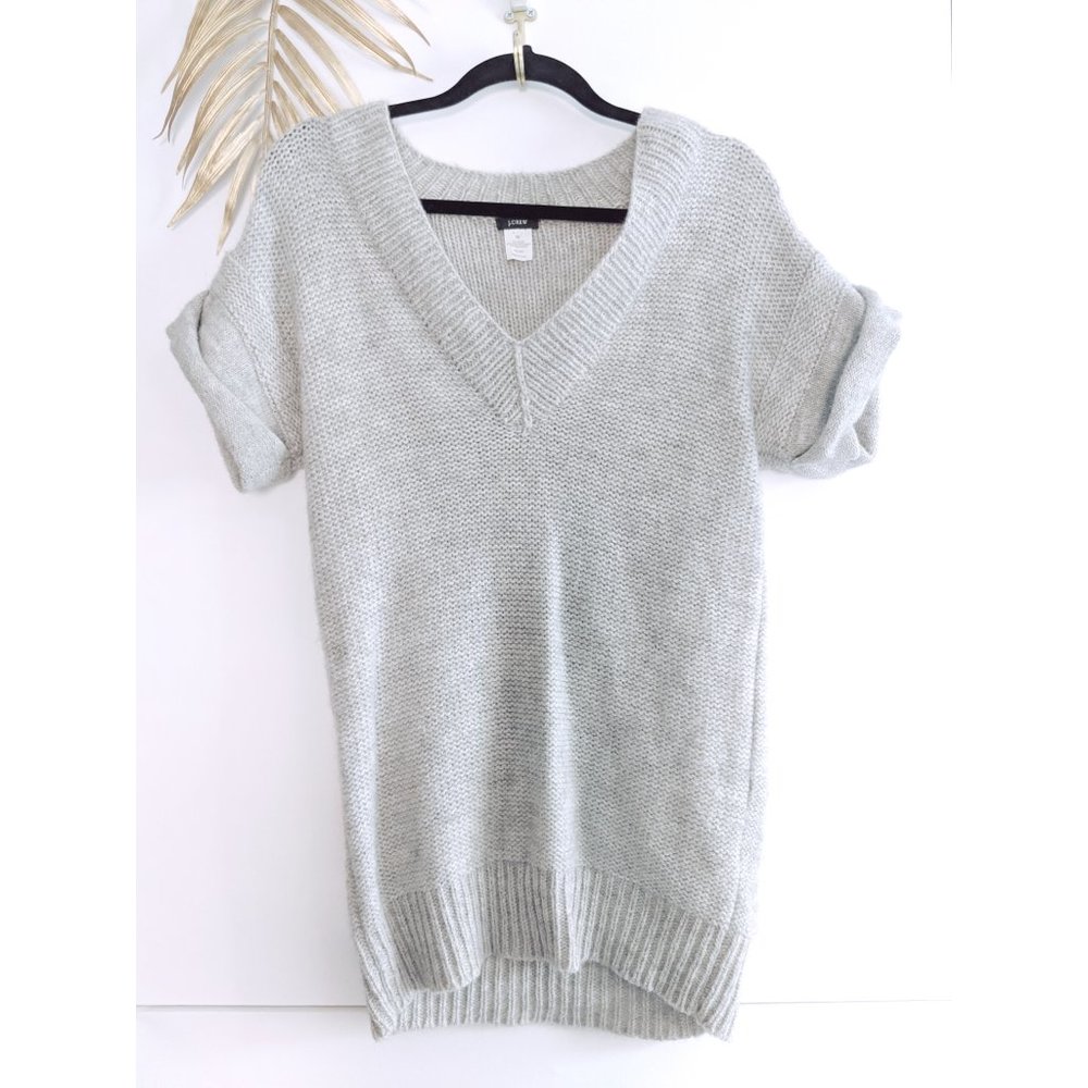 J. CREW NWOT Alpaca & Wool Long V-neck Sweater
